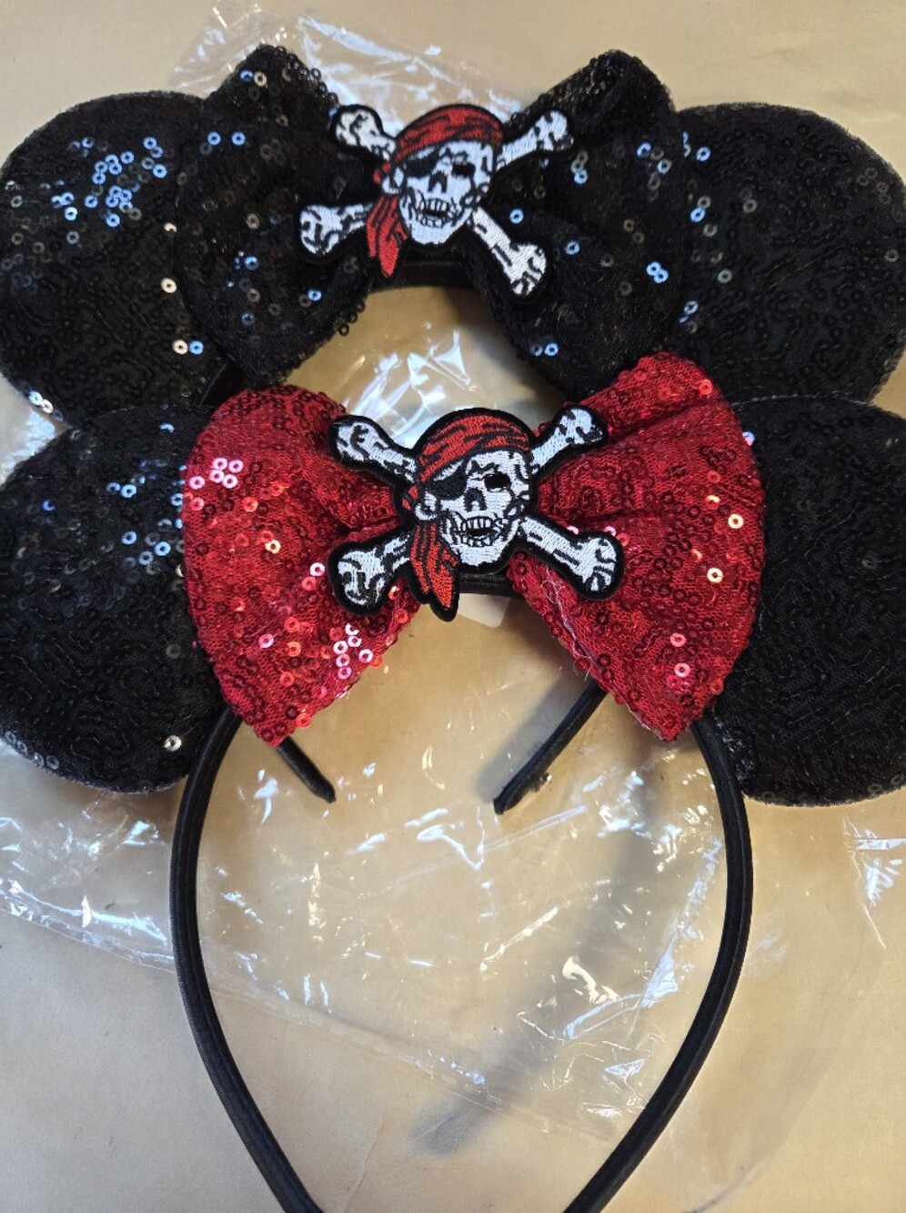 🍍Kids Pirate Sequin Bow Ears